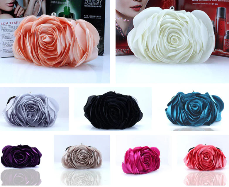 Floral Evening Handbag, Cute Dress Clutch Bag