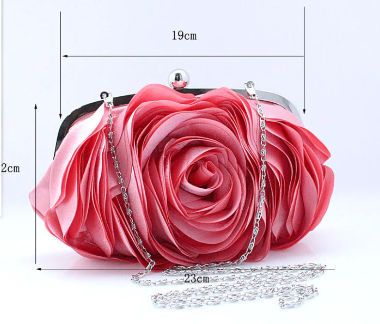 Floral Evening Handbag, Cute Dress Clutch Bag
