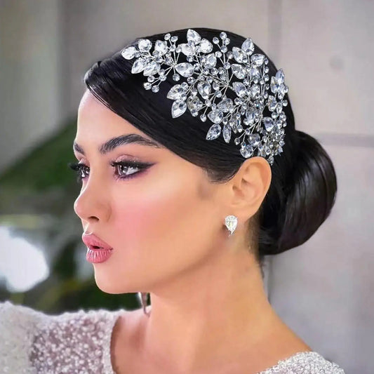 Bridal Rhinestone Silver HeadPiece
